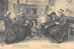 Au Pays Marchois Epluchage Des Chataignes -
													23 Creuse
												