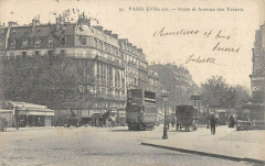 Porte et Avenue des Ternes à Paris 17e