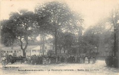 Saint Medard En Jalles La Poudrerie Nationale Sortie Des Ouvriers