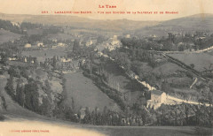 Lacaune Les Bains Vue Des Routes De La Salvetat Et De Brassac à Lacaune