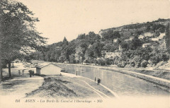 Agen Les Bords Du Canal Et L'Hermitage à Agen