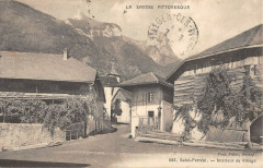 Saint Ferreol Interieur Du Village (cpa pas courante Haute Savoie