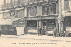 Paris XIIe Rue Des Ecoles Pres Le Boulevard Saint Michel -
																					75012 Paris 12e
																			