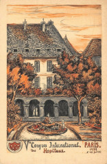 Carte postale ancienne Maternité - Cloître de l'ancienne Abbaye de Port-Royal
                                                                     à Paris 14e
                                