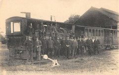 Valence Ou Environs Train En Gare Avec Cheminots à Valence