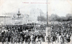 Narbonne Manifestation Viticole Du 5 Mai 1907 (Rare Cliche à Narbonne