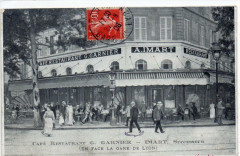 Paris Cafe Restaurant Garnier Imart En Face De La Gare De Lyon (Jolie Cpa à Paris