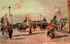 Paris 8e - Le Pont Alexandre Iii  à Paris 8e