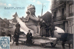 Nantes Carnaval 1923 Mathurin 1ER Roi Du Carnaval (Gros Plan à Nantes