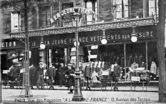 Vue des Magasins A la Jeune France - Avenue des Ternes -
																					75017 Paris 17e
																			
