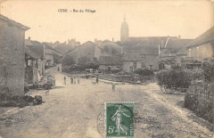 Cuse Bas Du Village (cpa pas courante