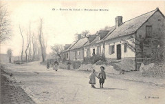 Sortie De Criel Route Sur Biville (cpa pas courante