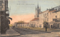 Feurs Place Du Forum (cliché pas courant à Feurs