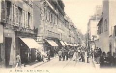 Brest La Rue De Siam à Brest