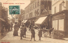 Livarot Rue De Vimoutiers (cpa pas courante