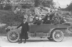 Carte Photo Autobus Depart Pour Gavarnie (chauffeur avec sont autobus -
													65 Hautes Pyrénées
												