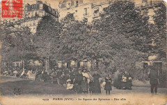 Le Square des Epinettes - Une allée à Paris 17e