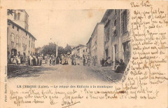 La Cergne Le Retour Des Enfants A La Montagne (dos non divisé)