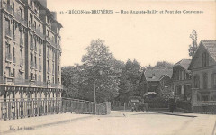 Becon Les Bruyeres Rue Auguste Bailly Et Pont Des Courones (cliché rare