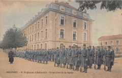 Belfort Regiment D'Infanterie Inspection De La Garde (cpa pas courante à Belfort