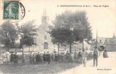 Germignonville Place De L'Eglise (cliché pas courant -
													28 Eure et Loir
												