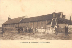 Procession De La Fete Dieu A Contin