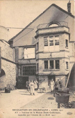 Revolution En Champagne 1911 Ay Interieur De La Maison Deutz Geldermann I