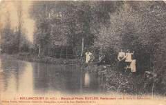Ballancourt Marais Et Peche Duclos Restaurant Pres La Gare (cliché rare