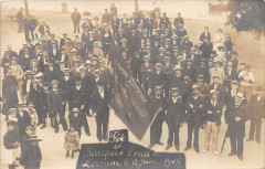 Carte Photo Fete Et Banquet Tenu A Lormon Le 12 Juin 1905 Section Federal -
													33 Gironde
												