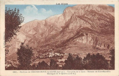 Env.chateauroux Des Alpes Vue Prise De La Gare Hameau DeSaint-Marcellin Que