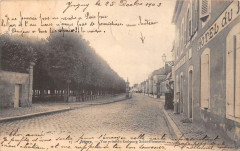 Joigny Vue Prise Du Faubourg Saint-Florentin (dos non divisé) à Joigny