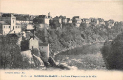 Oloron Sainte-Marie Le Gave D'Aspe Et Vue Sur La Ville