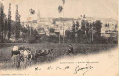 Angouleme Quartier Saint-Ausonne (dos non divisé) à Angoulême