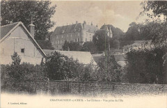 Chateauneuf Sur Cher Le Chateau Vue Prise De L'Ile (dos non divisé) -
													18 Cher
												