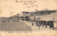 Trouville Les Planches Et Les Bazars (dos non divisé) -
													14 Calvados
												