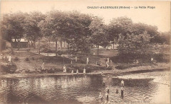 Chazay D'Azergues La Petite Plage à Chazay-d'Azergues