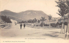 Le Puy Gros Et L'Avenue De La Gare (dos non divisé)