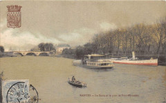 Nantes La Sevre Et Le Pont De Pont Rousseau à Nantes