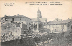Vienne Le Chateau Quartier Bombarde -
													51 Marne
												