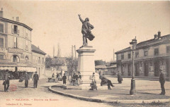Valence Statue De Bancel (dos non divisé) à Valence