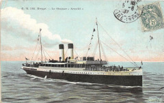 Dieppe Le Steamer Arundel à Dieppe