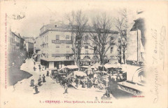 Castres Place Nationale Coin De La Fontaine (dos non divisé) à Castres