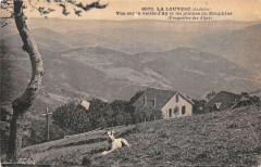 La Louvesc Vue Sur La Vallee D'Ay Et Plaines Du Dauphine