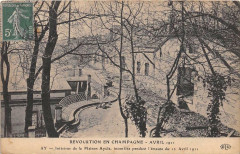 Revolution En Champagne 1911 Ay Interieur De La Maison Ayola