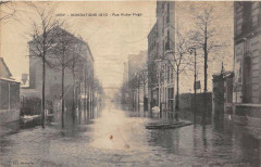 Ivry Inondations 1910 Rue Victor Hugo