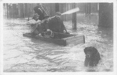 Ivry Sur Seine Inondations 1910 La Rue D'Ivry à Ivry-sur-Seine