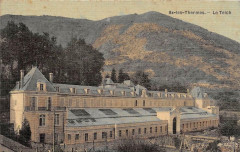 Ax Les Thermes Le Teich (cpa toilée émaillée à Ax-les-Thermes
