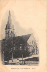 Bourbon L'Archabaud Eglise (dos non divisé)