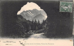 Route Des Aravis A La Giettaz Tunnel Des Tournants