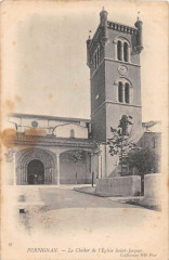 Perpignan Le Clocher De L'Eglise Saint-Jacques à Perpignan